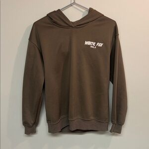 White Fox Boutique Men's Hoodie in Brown